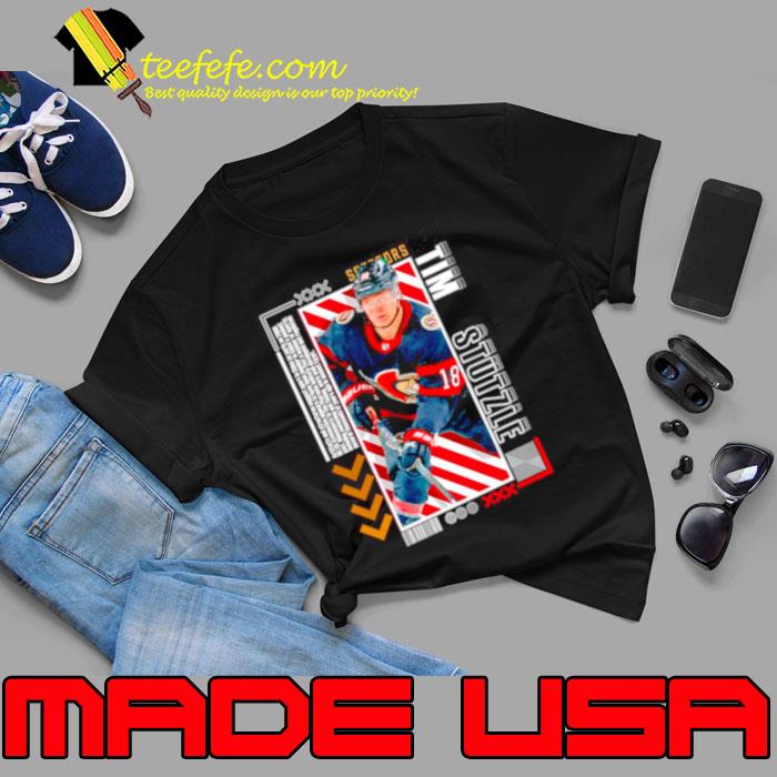 Tim Stutzle Hockey Paper Poster Senators shirt