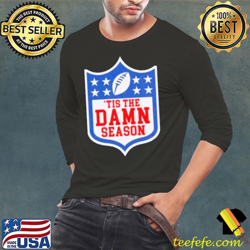 Tis The Damn Season Nfl Logo Shirt Long Sleeve Tee Tis The Damn Season Nfl Logo Shirt Long Sleeve Tee