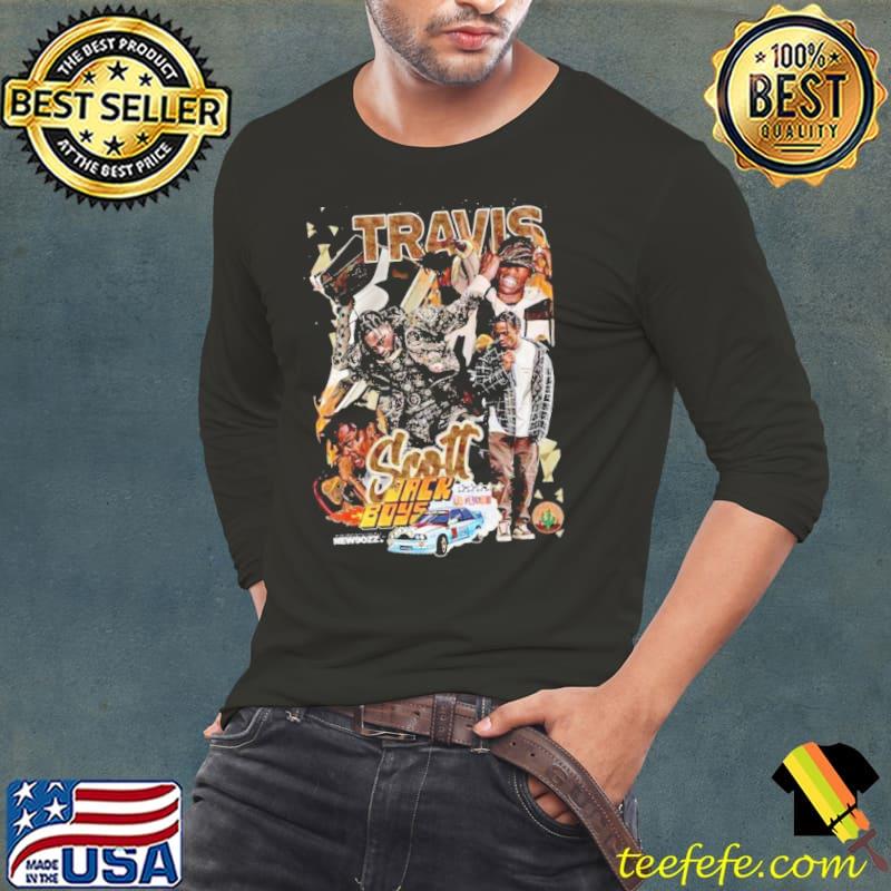 Travis Scott Retro Vintage 90s Bootleg Shirt Long Sleeve Tee Travis Scott Retro Vintage 90s Bootleg Shirt Long Sleeve Tee