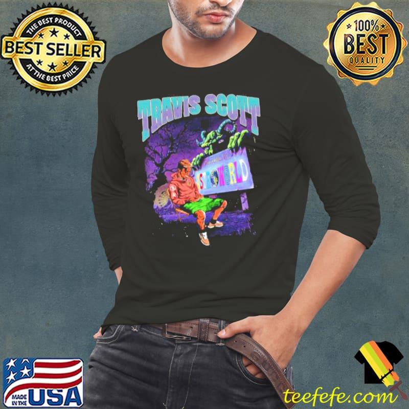 Travis Scott Welcome To Astroworld Shirt Long Sleeve Tee Travis Scott Welcome To Astroworld Shirt Long Sleeve Tee