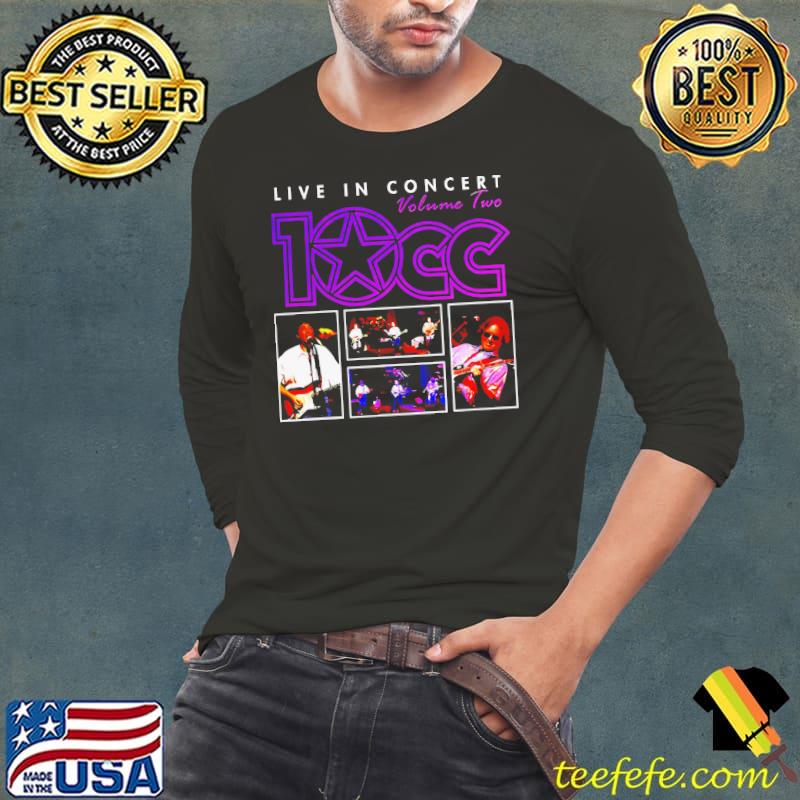 Une Nuit A Paris 10cc Band s Long Sleeve Tee Une Nuit A Paris 10cc Band s Long Sleeve Tee