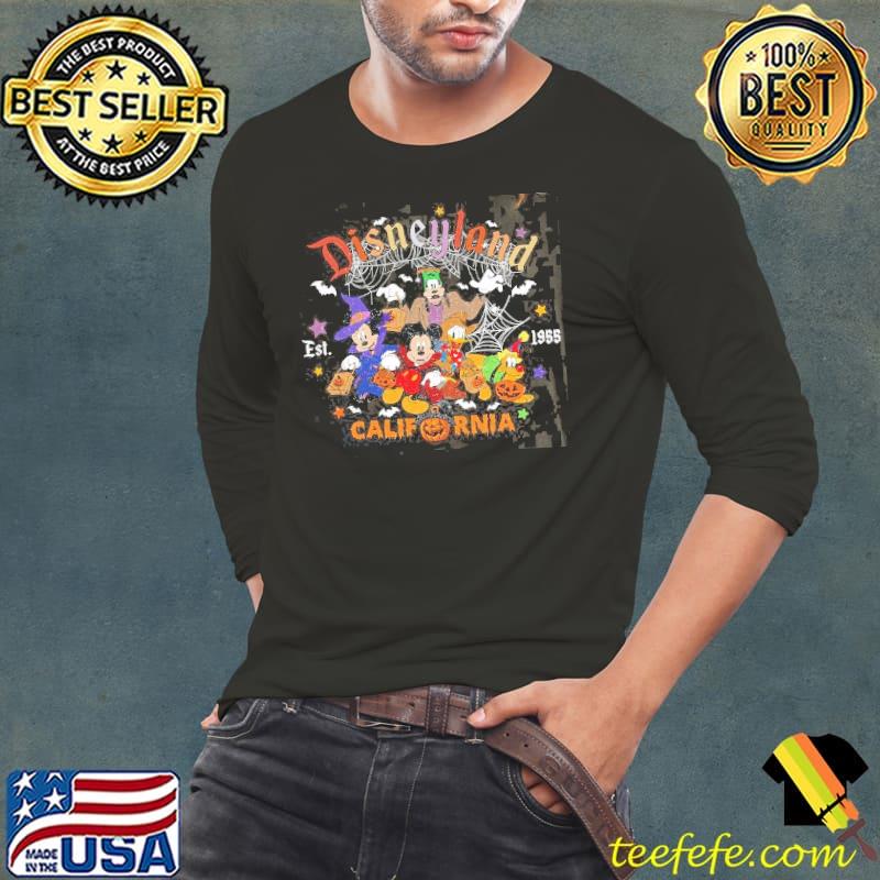 Vintage Disneyland Halloween Shirt Long Sleeve Tee Vintage Disneyland Halloween Shirt Long Sleeve Tee