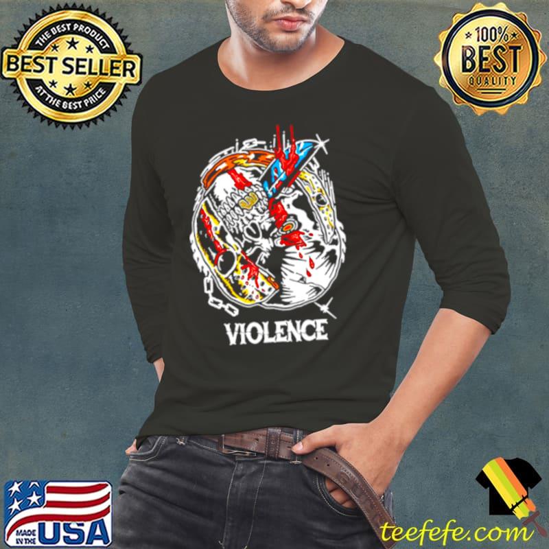 Violence masked slasher s Long Sleeve Tee Violence masked slasher s Long Sleeve Tee