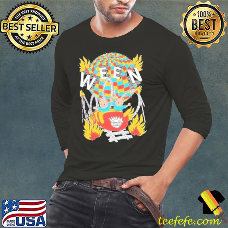 Ween Tour 2023 Rollercoaster Shirt Long Sleeve Tee Ween Tour 2023 Rollercoaster Shirt Long Sleeve Tee