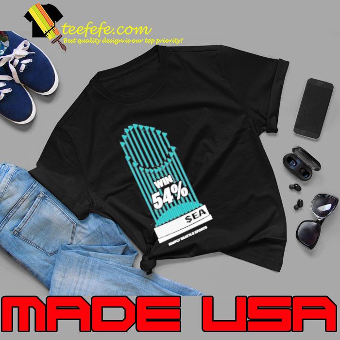 Win 54% simply Seattle sports shirt
