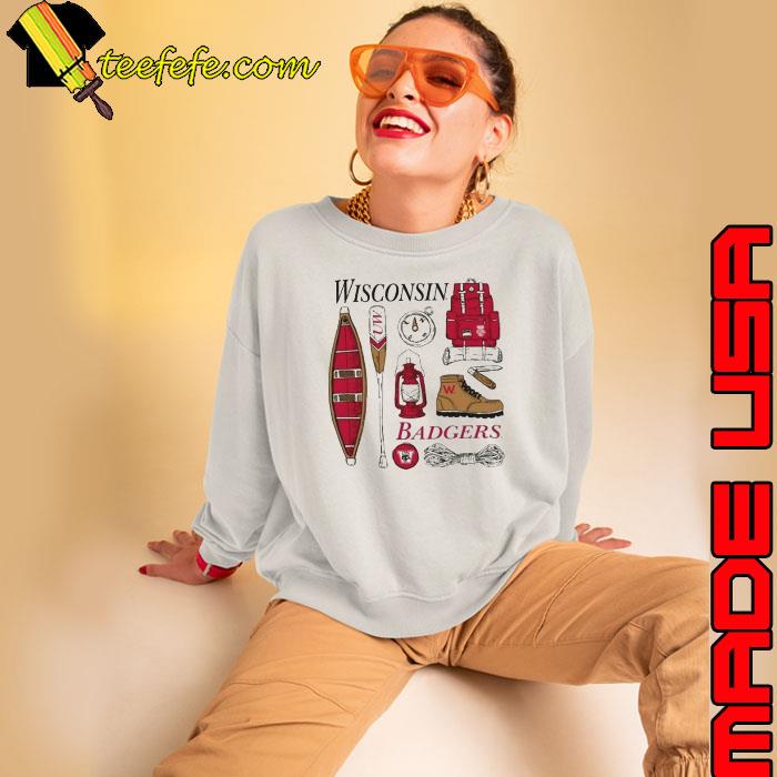Wisconsin Badgers Comfort Wash Camping Trip Shirt Sweatshirt Wisconsin Badgers Comfort Wash Camping Trip Shirt Sweatshirt
