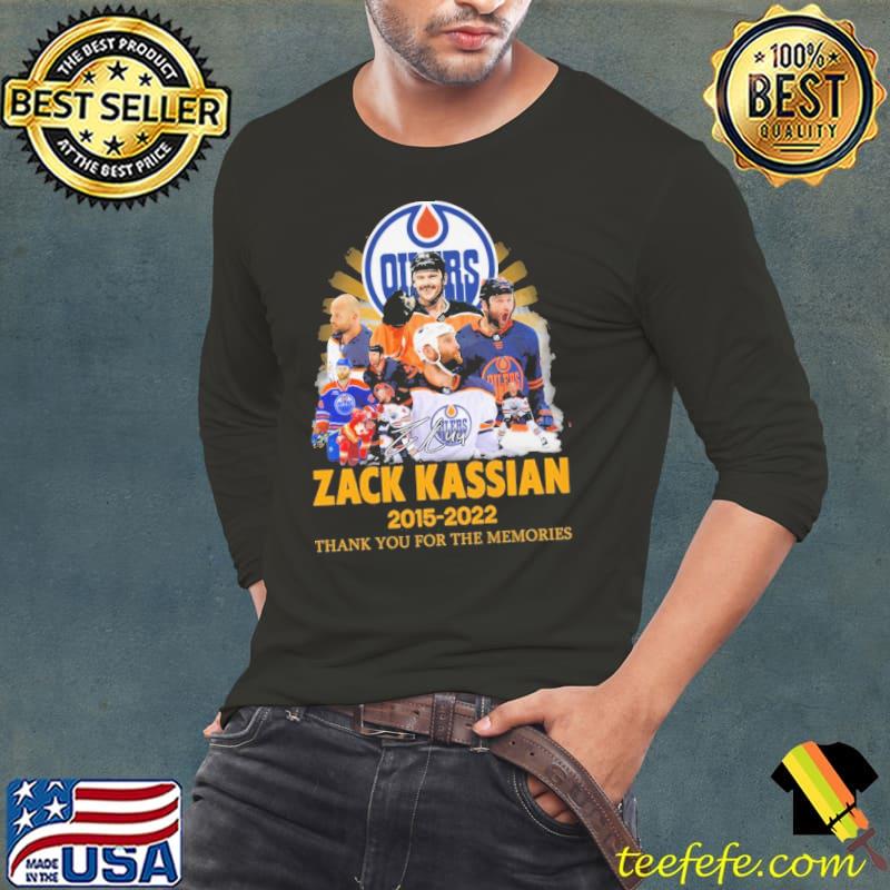 Zack kassian 2015 2022 thank you for the memories signature shirt
