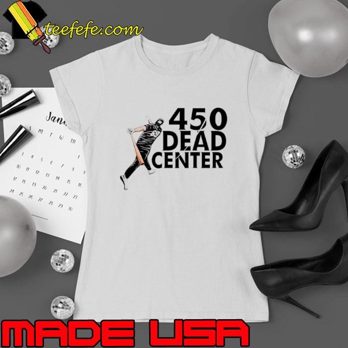 450 dead center baseball shirt