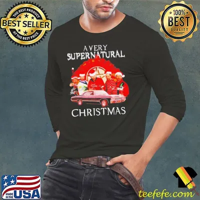 A Very Supernatural Christmas Signatures Shirt