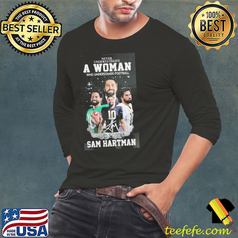A Woman Who Understands Football And Loves Sam Hartman Shirt Long Sleeve Tee A Woman Who Understands Football And Loves Sam Hartman Shirt Long Sleeve Tee