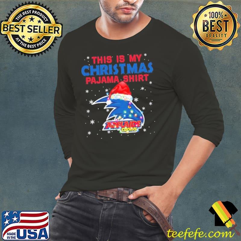 AFL This is christmas Pajamas sweater Adelaide Crows s Long Sleeve Tee AFL This is christmas Pajamas sweater Adelaide Crows s Long Sleeve Tee