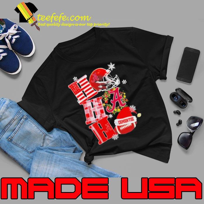 Alabama Crimson Tide Ncaa Ho Ho Ho Christmas Shirt Unisex Alabama Crimson Tide Ncaa Ho Ho Ho Christmas Shirt Unisex