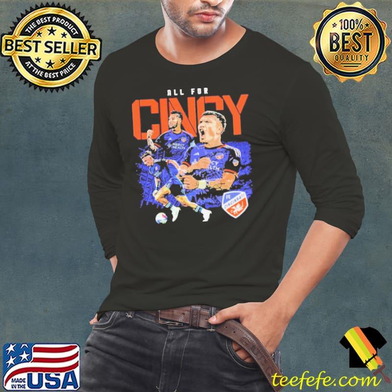 All for Cincy FC Cincinnati Player s Long Sleeve Tee All for Cincy FC Cincinnati Player s Long Sleeve Tee