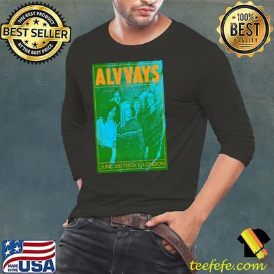 Alvvays June 26, 2024 London Troxy poster shirt