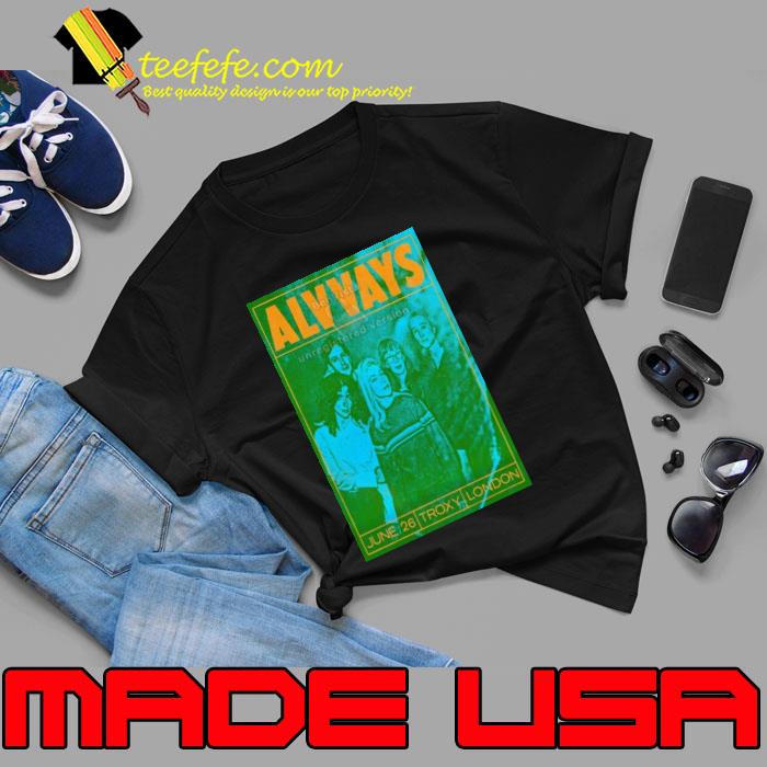 Alvvays June 26, 2024 London Troxy poster s Unisex Alvvays June 26, 2024 London Troxy poster s Unisex