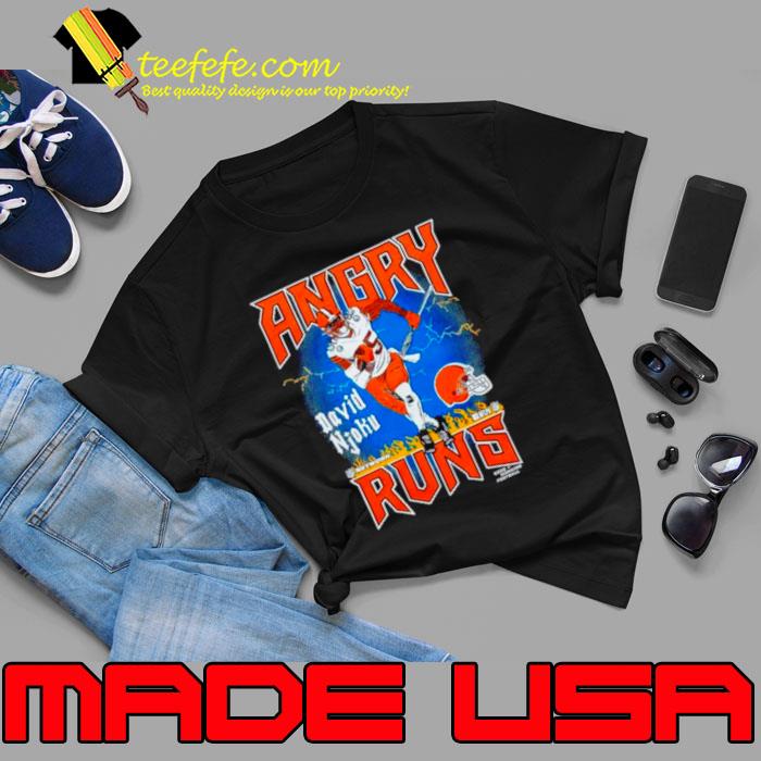 Angry Runs Browns David Njoku retro s Unisex Angry Runs Browns David Njoku retro s Unisex