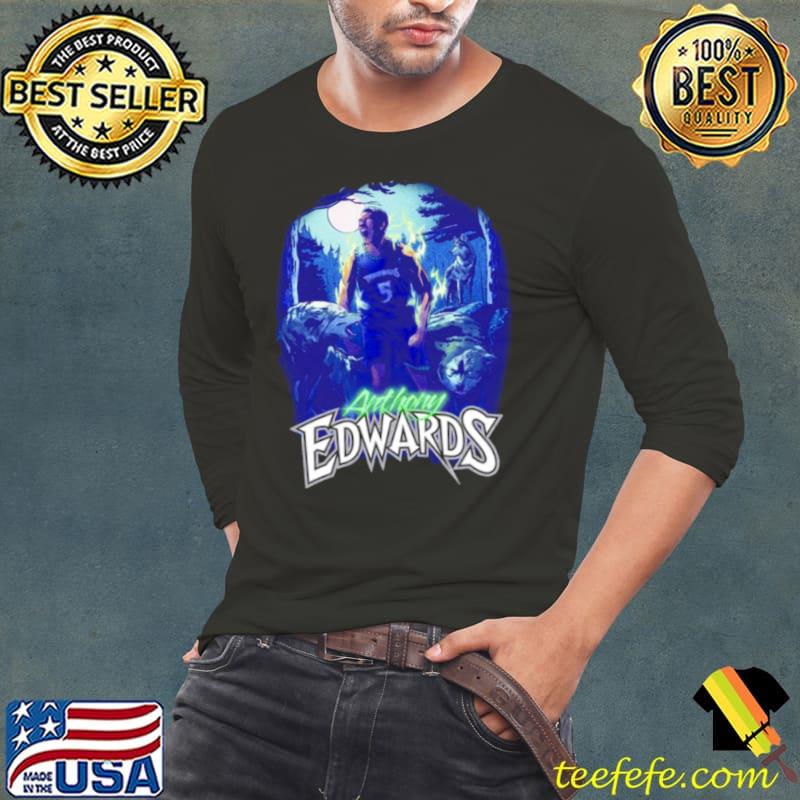 Anthony Edwards Minnesota Timberwolves basketball s Long Sleeve Tee Anthony Edwards Minnesota Timberwolves basketball s Long Sleeve Tee