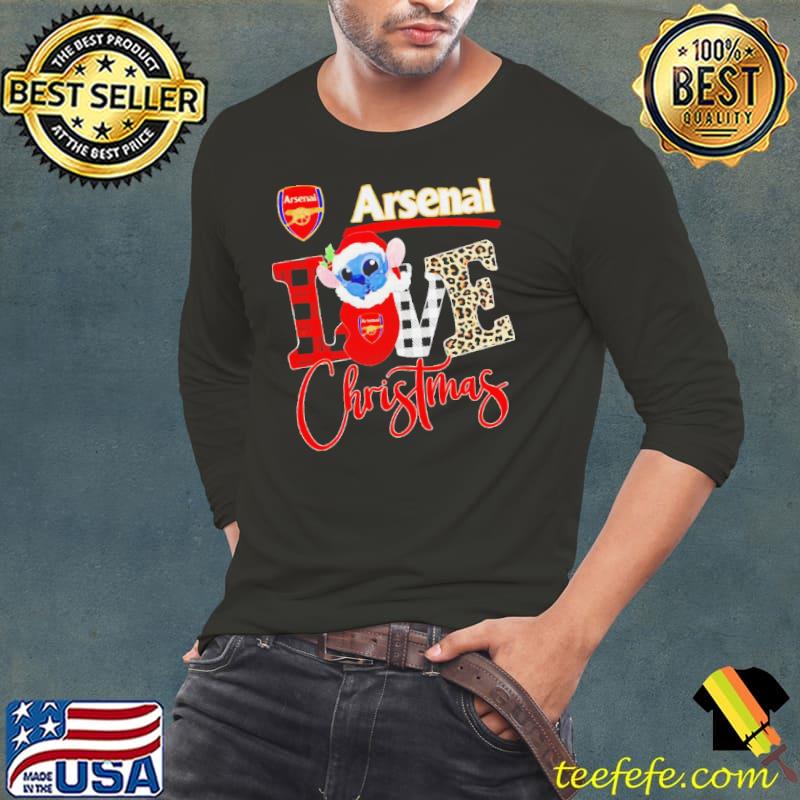 Arsenal Stitch love Christmas s Long Sleeve Tee Arsenal Stitch love Christmas s Long Sleeve Tee