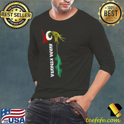 Avada Kedavra Grinch Christmas shirt
