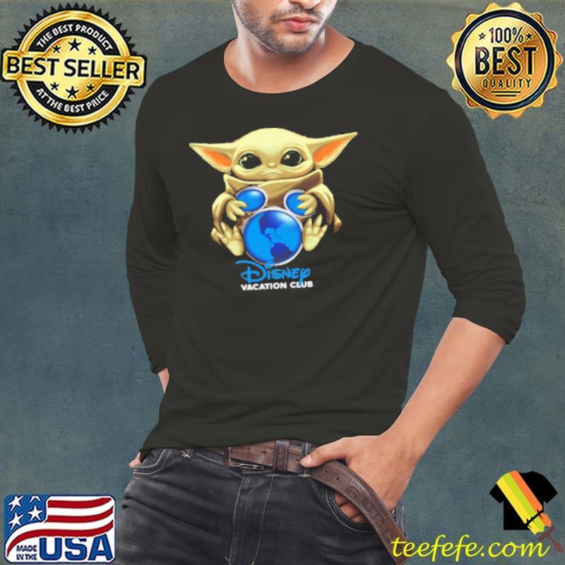 Baby Yoda Hug Disney Vacation Club Shirt