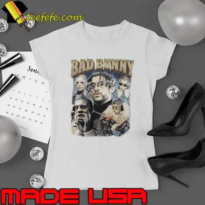 Bad Bunny Rap Hip Hop Vintage Retro shirt
