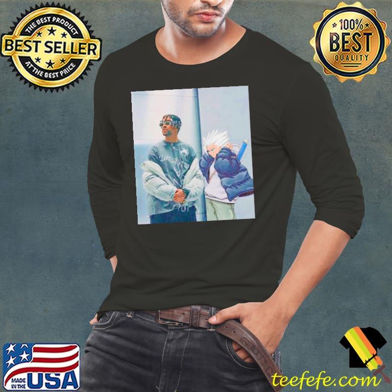 Bad Bunny x Toshiro Hitsugaya Bleach shirt