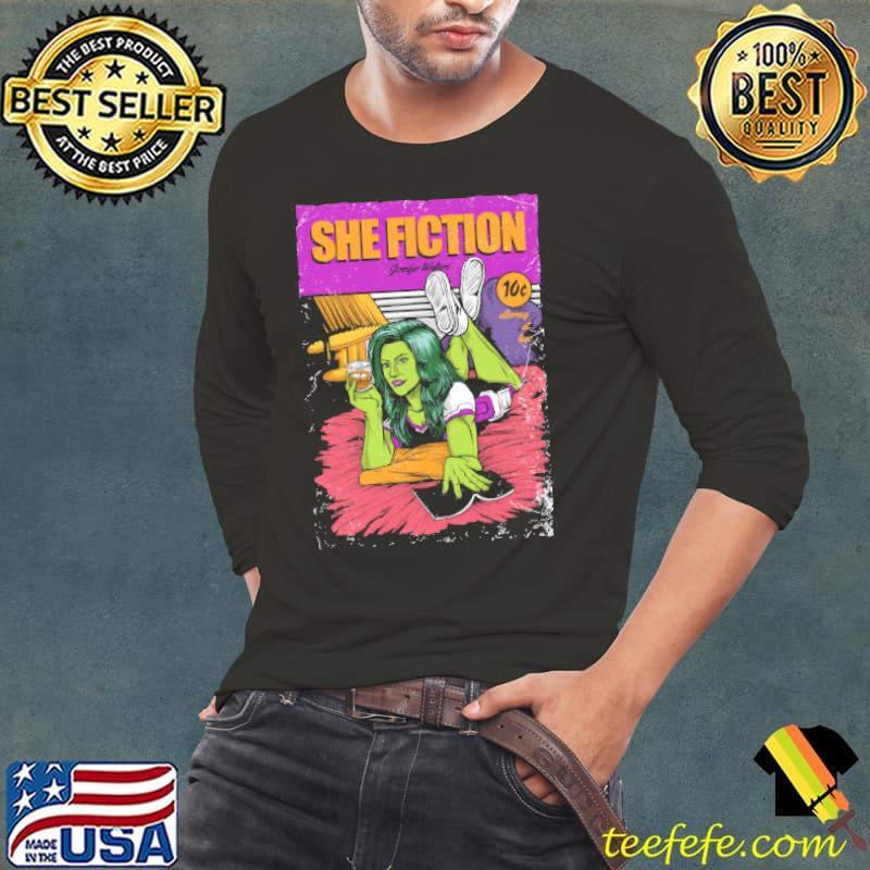 Beauty Green She Fiction Shirt Long Sleeve Tee Beauty Green She Fiction Shirt Long Sleeve Tee