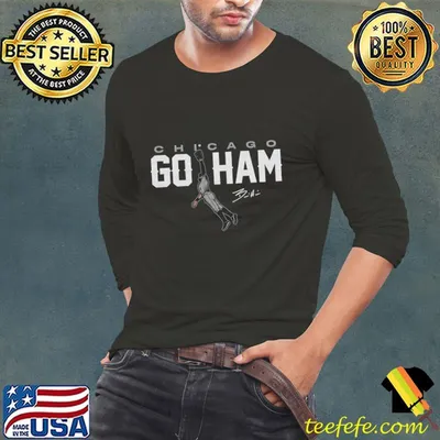 Billy Hamilton Go Ham Signature Chicago American professional baseball center fielder T-Shirt