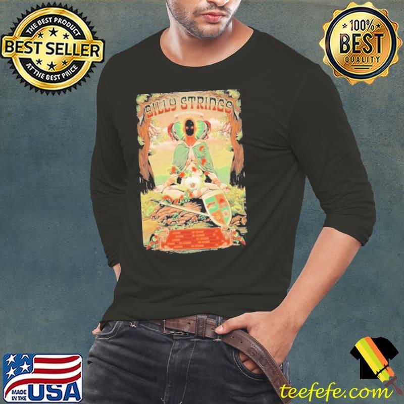 Billy Strings Fall Europe Tour Poster Shirt Long Sleeve Tee Billy Strings Fall Europe Tour Poster Shirt Long Sleeve Tee