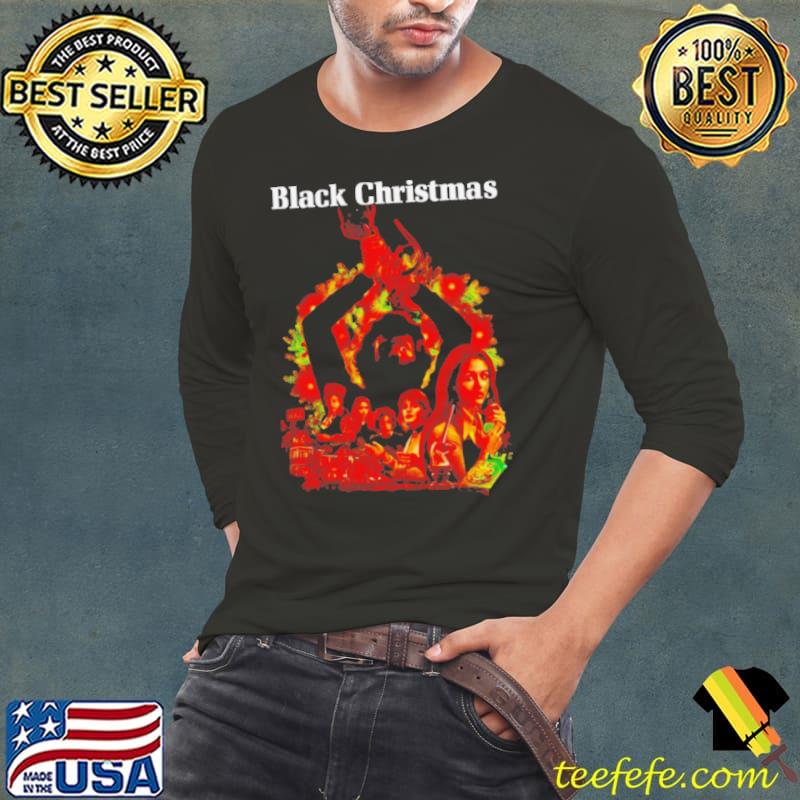 Black Christmas silent night s Long Sleeve Tee Black Christmas silent night s Long Sleeve Tee