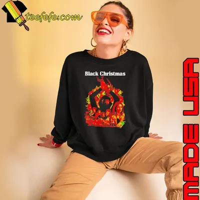 Black Christmas silent night shirt