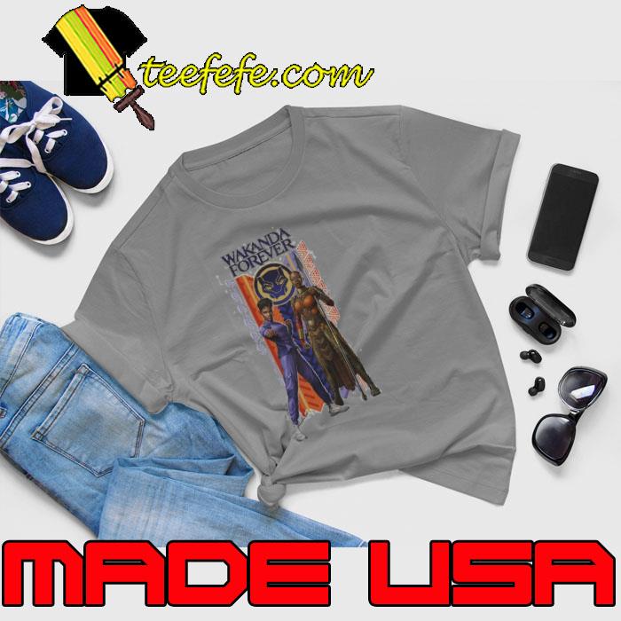 Black Panther Wakanda Forever Duo Shirt Unisex Black Panther Wakanda Forever Duo Shirt Unisex