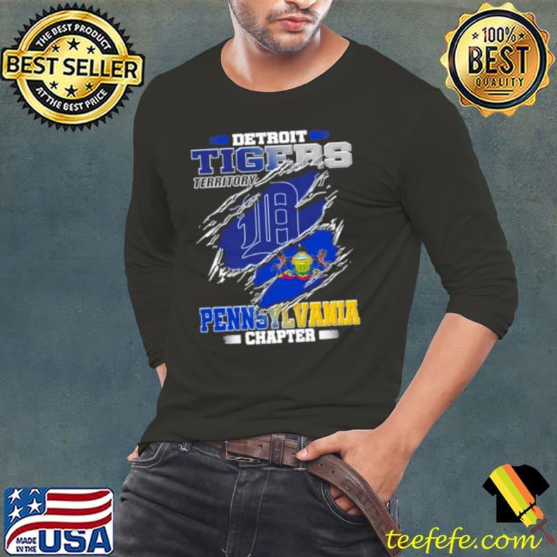 Blood Inside Me Detroit Tigers Territory Pennsylvania Chapter s Long Sleeve Tee Blood Inside Me Detroit Tigers Territory Pennsylvania Chapter s Long Sleeve Tee