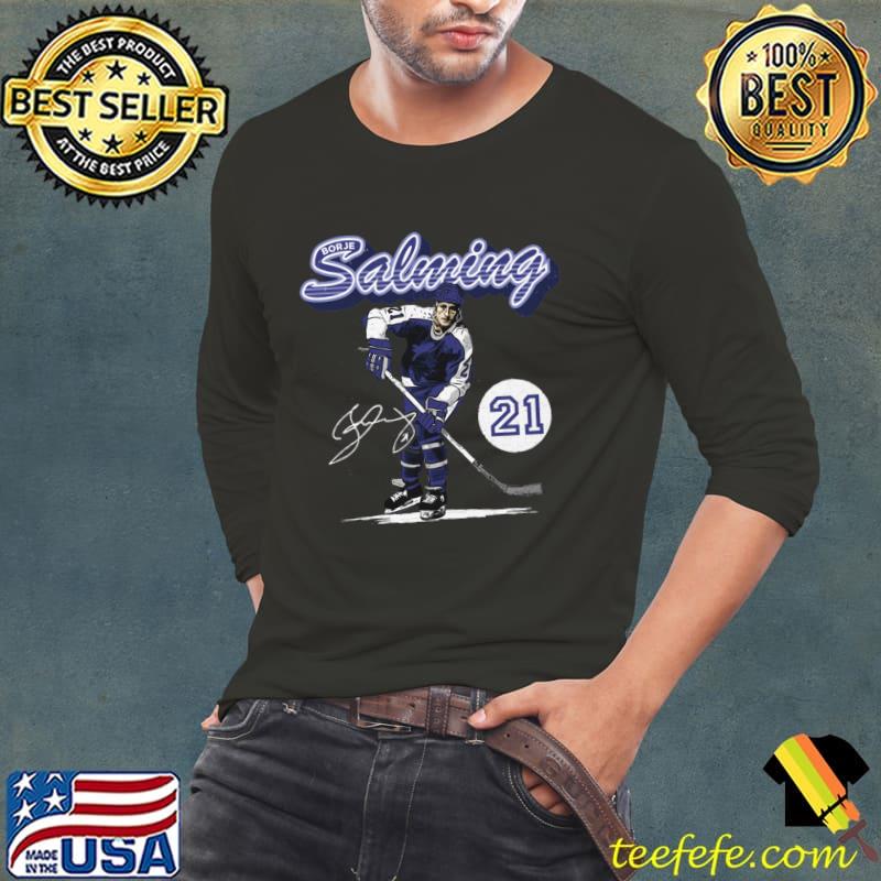 Borje Salming Swedish ice hockey player signature defenceman Toronto Script T-Shirt Long Sleeve Tee Borje Salming Swedish ice hockey player signature defenceman Toronto Script T-Shirt Long Sleeve Tee