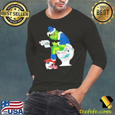 Buffalo Bills Grinch Sitting On Miami Dolphins Toilet And Step On New England Patriots Helmet 2024  Shirt