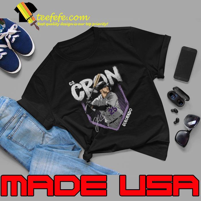 C.J. Cron American professional baseball first baseman signature Colorado Base T-Shirt Unisex C.J. Cron American professional baseball first baseman signature Colorado Base T-Shirt Unisex