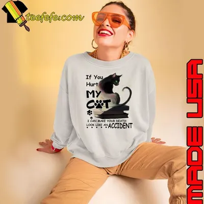 Cat If You Hurt My Cat I Can Make Your Death Look Like An Accident shirt