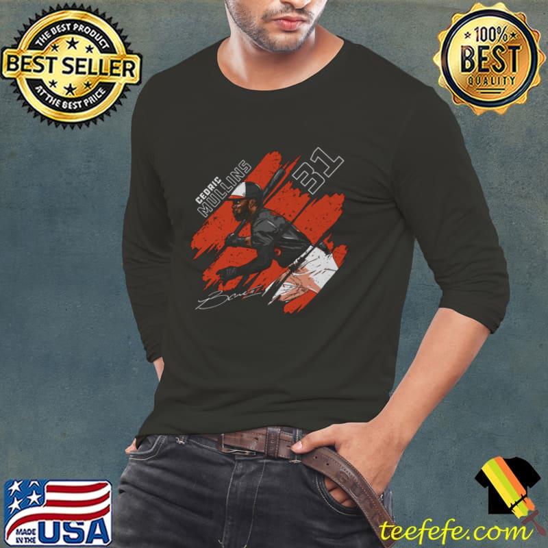 Cedric Mullins American professional baseball center fielder for the Baltimore Orioles signature T-Shirt Cedric Mullins American professional baseball center fielder for the Baltimore Orioles signature T-Shirt