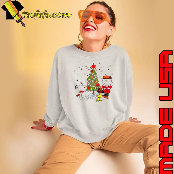Charlie Brown and Snoopy Christmas tree s Sweatshirt Charlie Brown and Snoopy Christmas tree s Sweatshirt