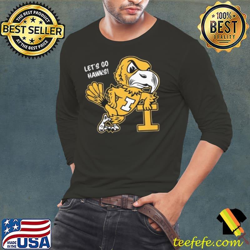 Charlie Hustle Iowa Leaning Hawkeye Shirt Long Sleeve Tee Charlie Hustle Iowa Leaning Hawkeye Shirt Long Sleeve Tee