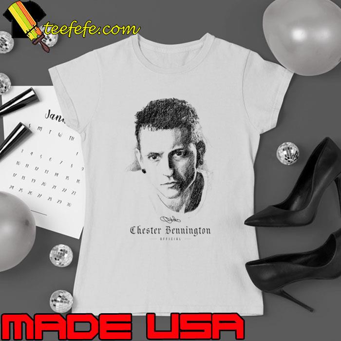 Chester Bennington Silhouette American singer and songwriter T-Shirt Ladies tee Chester Bennington Silhouette American singer and songwriter T-Shirt Ladies tee