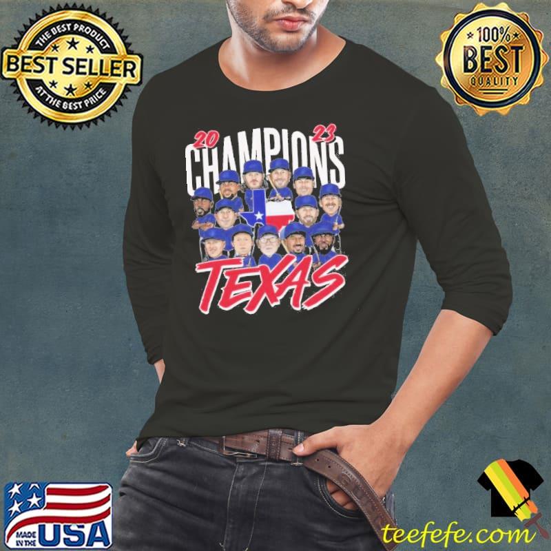 Chibi Texas Rangers Sport Team World Series 2023 Shirt Long Sleeve Tee Chibi Texas Rangers Sport Team World Series 2023 Shirt Long Sleeve Tee