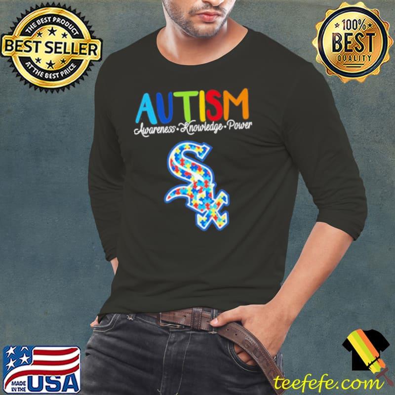Chicago White Sox Autism Awareness Knowledge Power s Long Sleeve Tee Chicago White Sox Autism Awareness Knowledge Power s Long Sleeve Tee