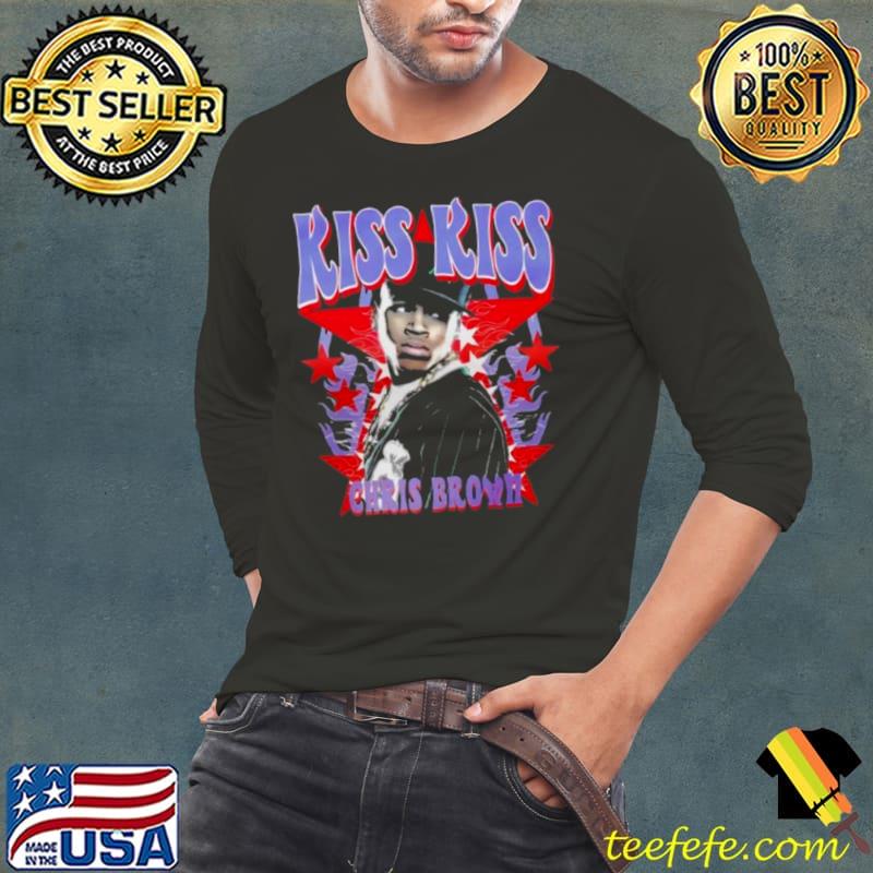 Chris Brown Kiss Kiss Hatin Shirt Long Sleeve Tee Chris Brown Kiss Kiss Hatin Shirt Long Sleeve Tee