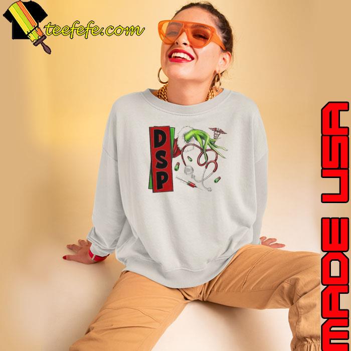 Christmas Grinch Hand Nurse DSP Shirt Sweatshirt Christmas Grinch Hand Nurse DSP Shirt Sweatshirt