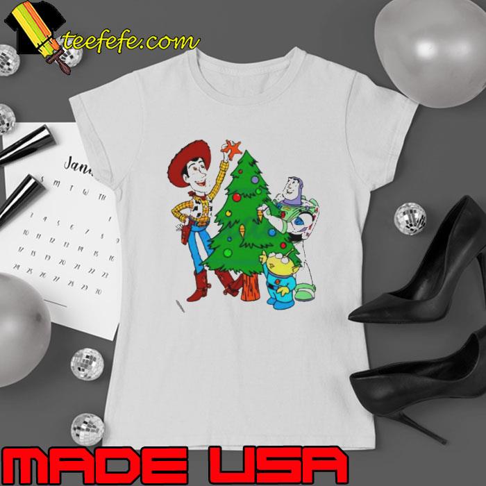 Christmas toy story woody and buzz lightyear s Ladies tee Christmas toy story woody and buzz lightyear s Ladies tee