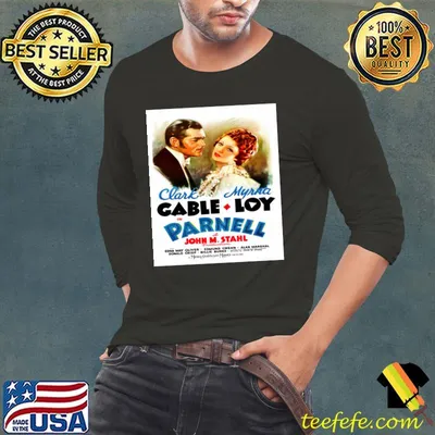 Clark Gable Myrna Lot Parnell John M.Stahl T-Shirt