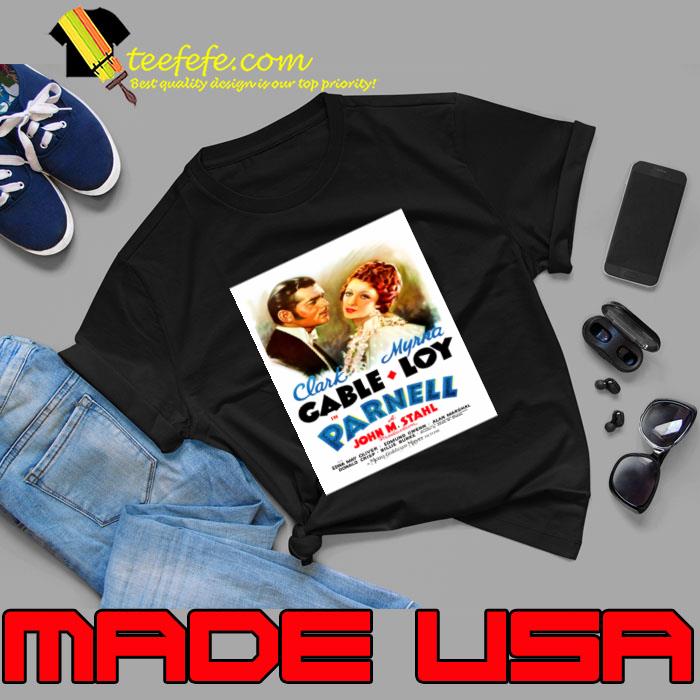 Clark Gable Myrna Lot Parnell John M.Stahl T-Shirt Unisex Clark Gable Myrna Lot Parnell John M.Stahl T-Shirt Unisex