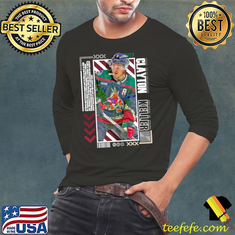 Clayton Keller American professional ice hockey forward and alternate captain for the Arizona Coyotes T-Shirt Clayton Keller American professional ice hockey forward and alternate captain for the Arizona Coyotes T-Shirt