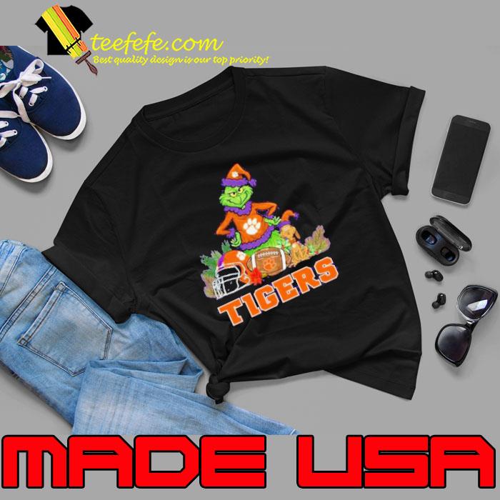 Clemson Tigers Santa Grinch And Dog Merry Christmas Shirt Unisex Clemson Tigers Santa Grinch And Dog Merry Christmas Shirt Unisex